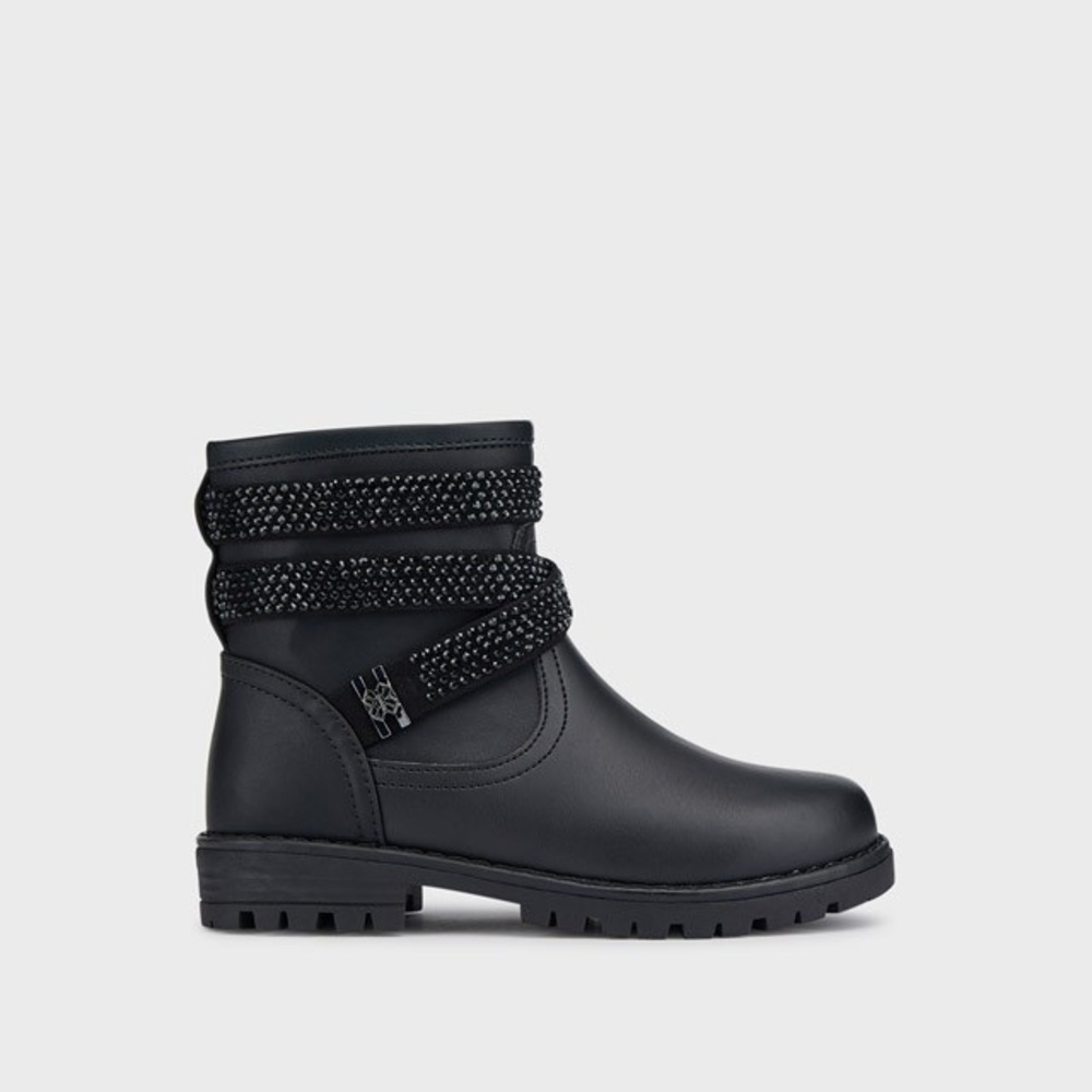 Size 11 Toddler Mayoral Kids Black Embellished Boots